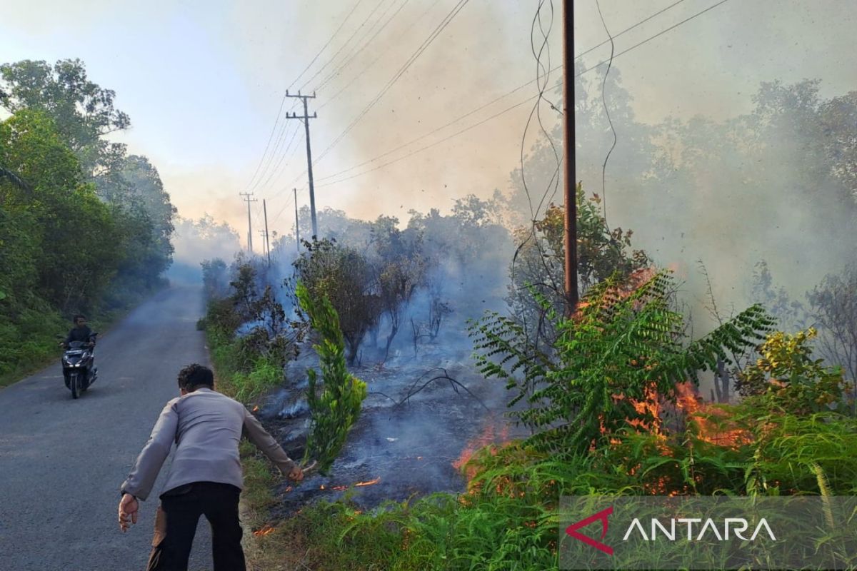 Kapolres Bangka Barat Minta Warga Waspadai Karhutla di Musim Kemarau, Ini Imbauan Lengkapnya