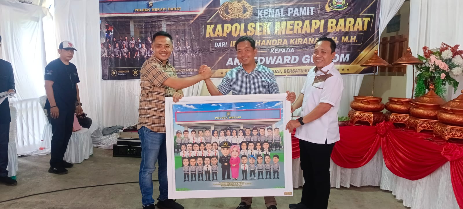 Kapolsek Merapi IPTU Chandra Kirana Pamit Pindah Tugas Usai 17 Bulan Pimpin, Ini Pesan Harunya