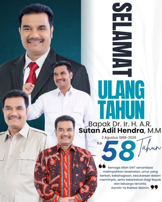 Genap 58 Tahun, Ketua DPD Gerindra Jambi SAH Terima Doa dan Harapan Jadi Pemimpin Amanah