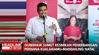 Penerbangan Perdana Kualanamu–Mandailing Natal Resmi Diluncurkan, Waktu Tempuh Lewat Udara Kini Hanya Sekitar 1 Jam