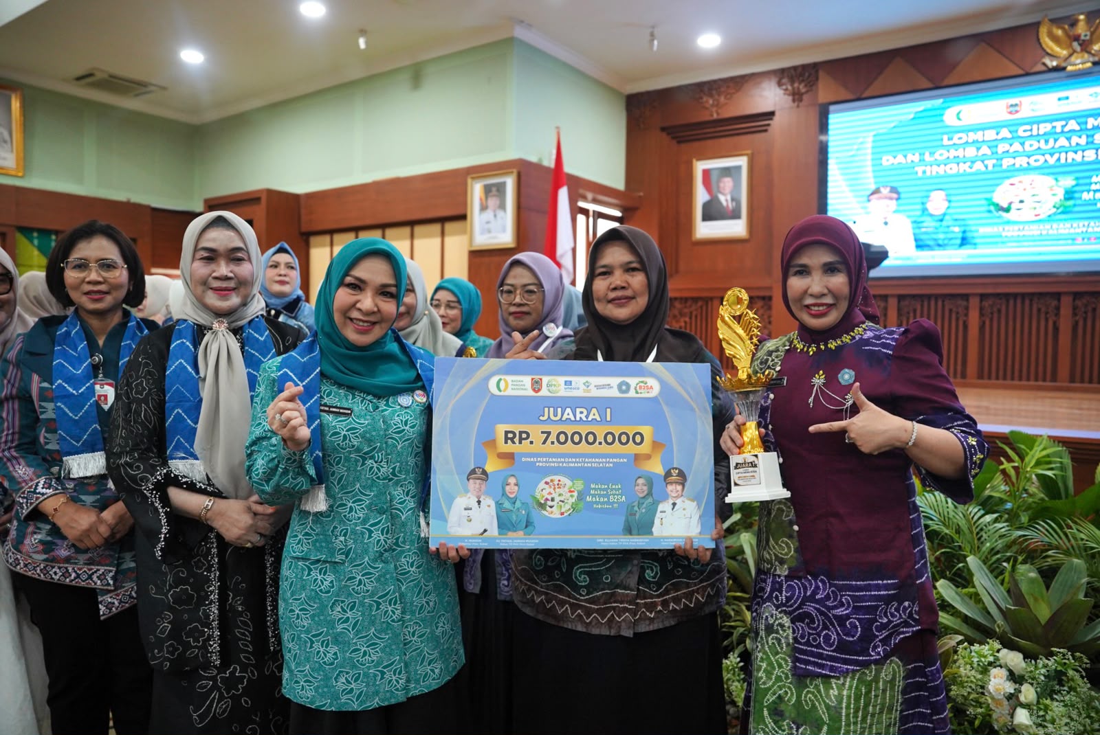 Olahan Labu hingga Ubi Khas Balangan Sabet Juara 1 Lomba B2SA tingkat Kalsel, DKI Jakarta Jadi Acuan?