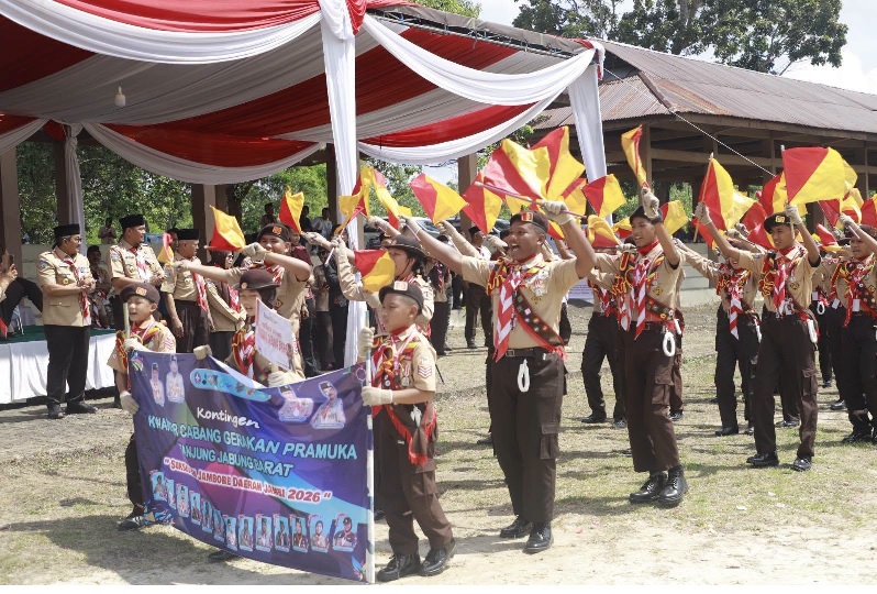 Kwarcab Tanjung Jabung Barat Kirim 61 Personel ke Jambore Daerah Jambi, Jadi Seleksi Awal Menuju Jambore Nasional 2026