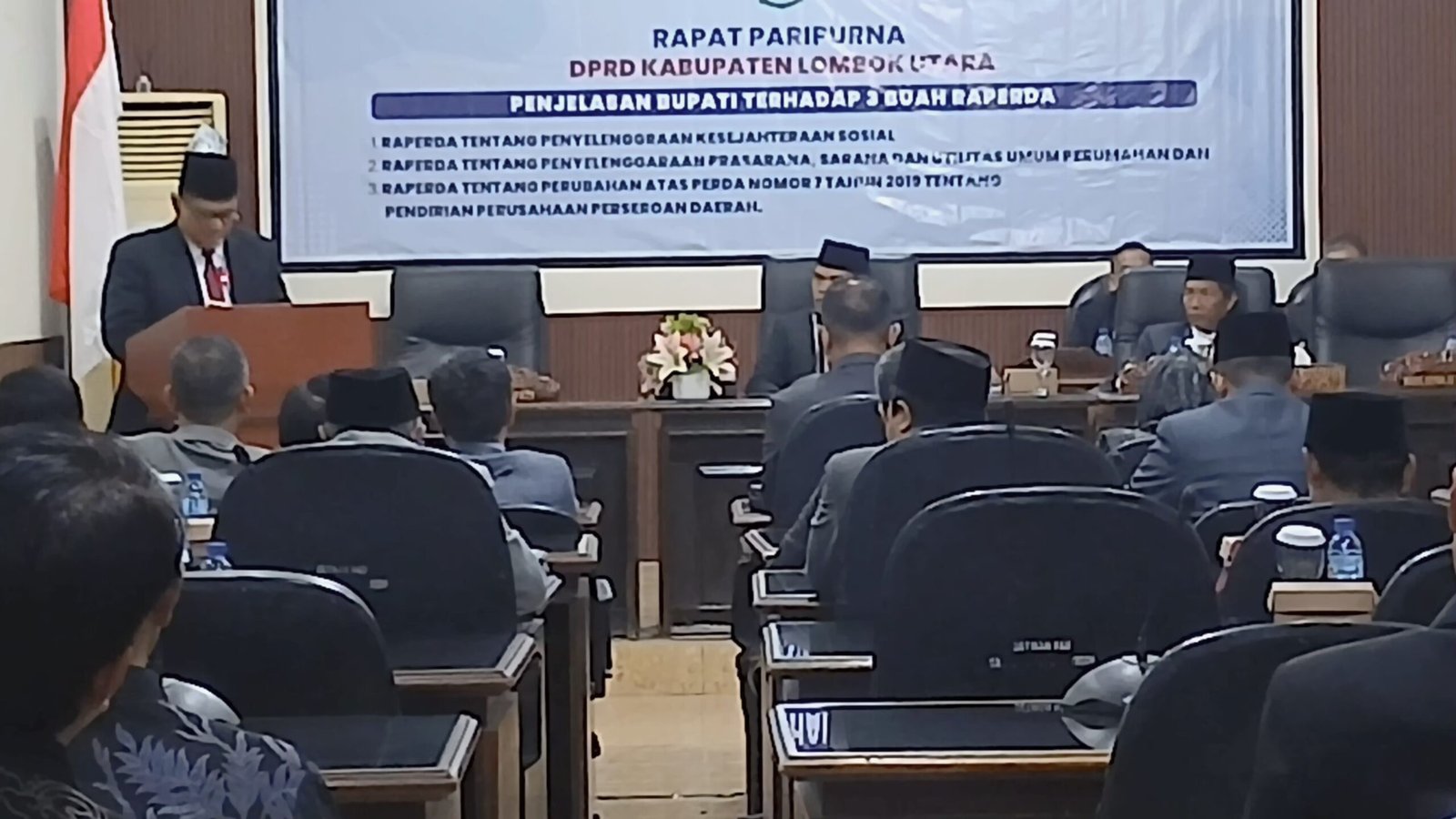 Pemkab Lombok Utara Ajukan Tiga Raperda Strategis, Targetkan Tata Kelola Daerah Lebih Kuat