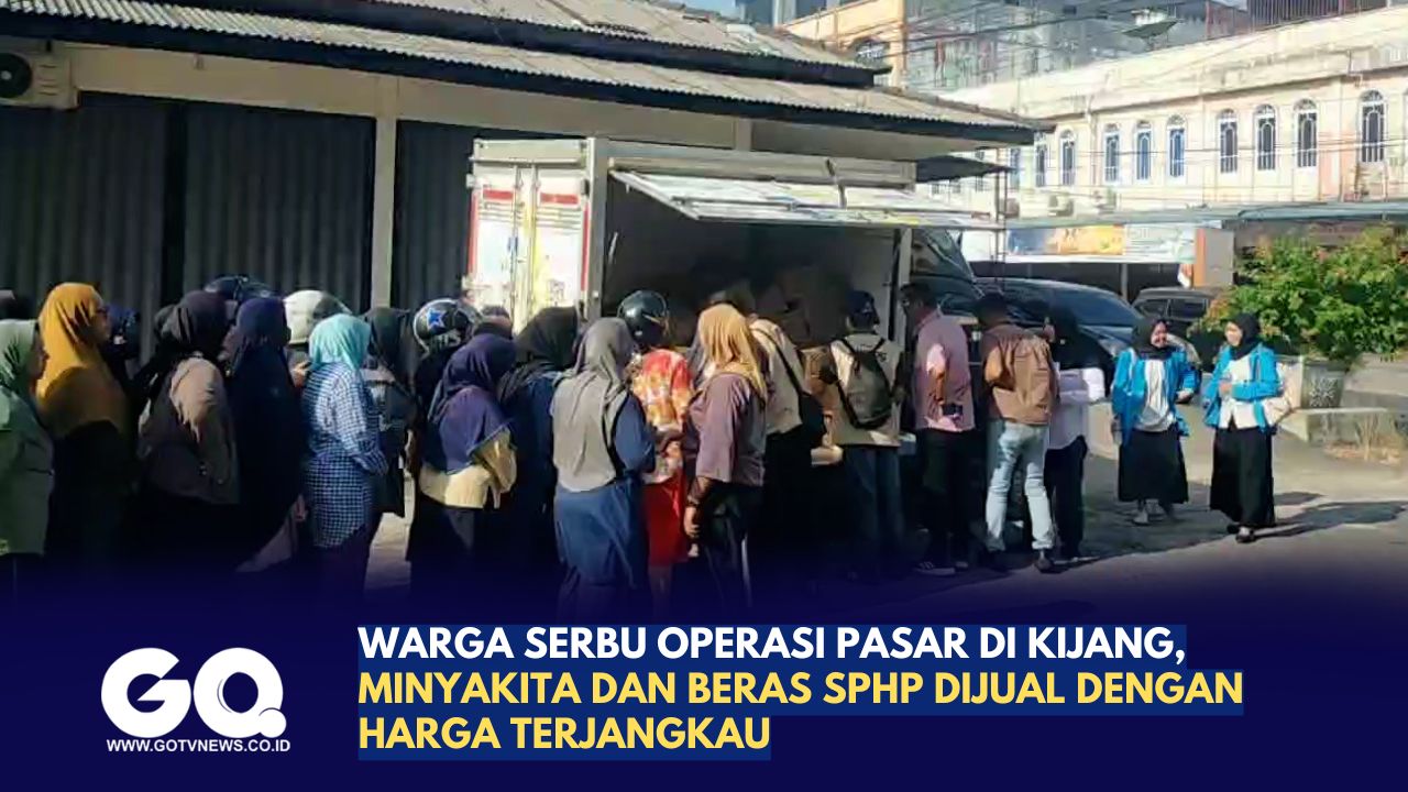 Operasi Pasar di Kijang Bintan Digeruduk Warga, Minyakita dan Beras SPHP Ludes Terjual di Bawah HET