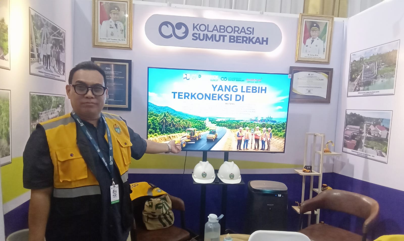 Stan BMBKCK di PRSU ke-50 Medan Pamerkan Progres Jembatan Modular hingga Jalan Rabat Beton di Kepulauan Nias
