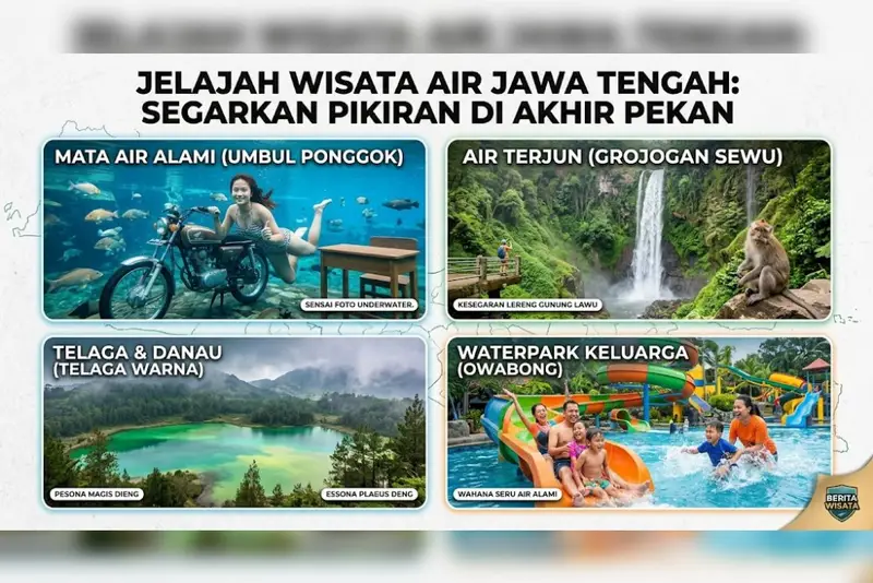 4 Destinasi Wisata Air di Jawa Tengah, dari Umbul Ponggok hingga Curug Lawe yang Segarkan Pikiran