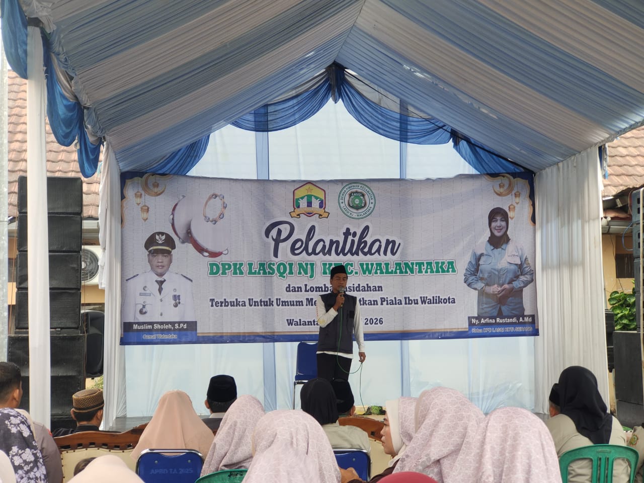 DPD Lasqi NJ Kota Serang Lantik Pengurus dan Gelar Lomba Qasidahan di Kecamatan Walantaka, Diikuti Puluhan Grup