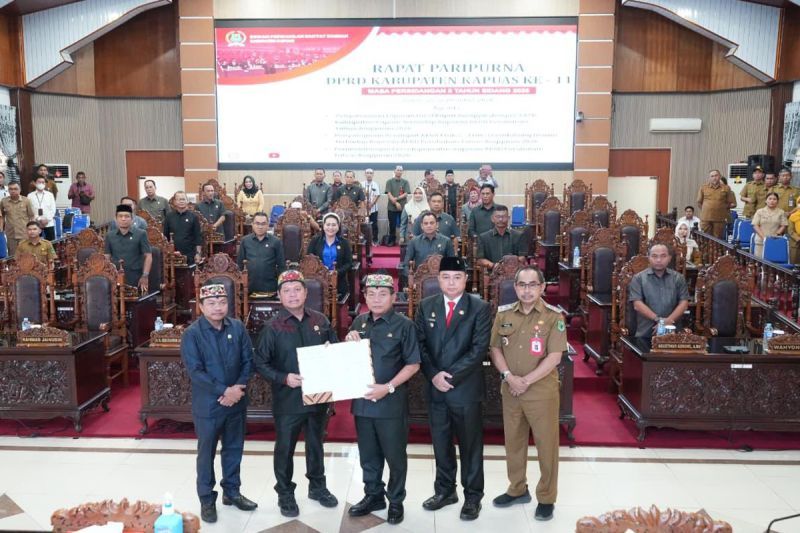 DPRD Kapuas Setujui Perubahan APBD 2026, Pendapatan Naik Rp 55 Miliar jadi Rp 2,09 Triliun