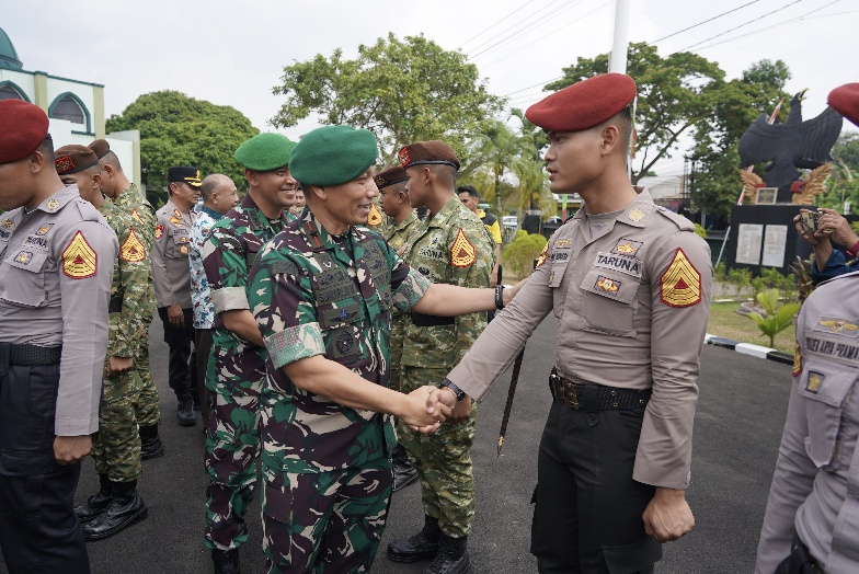 Danrem 043/Gatam Terima 40 Taruna Akademi TNI-Polri untuk Program Pembinaan Sekolah Rakyat di Lampung
