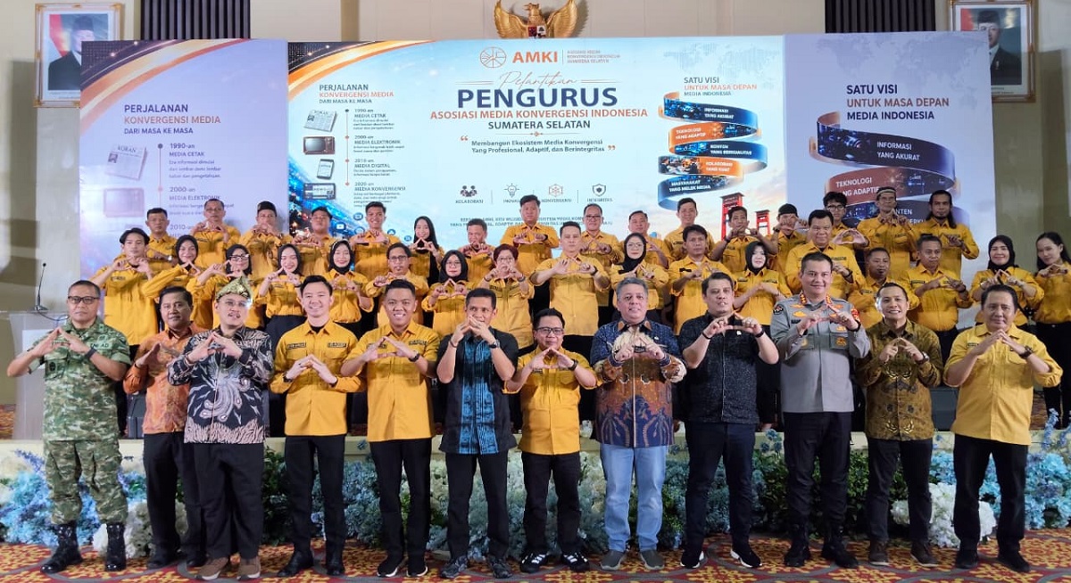 Dede Umar Resmi Pimpin DPD AMKI Sumsel 2026-2031, Targetkan Konsolidasi Media di 17 Kabupaten/Kota