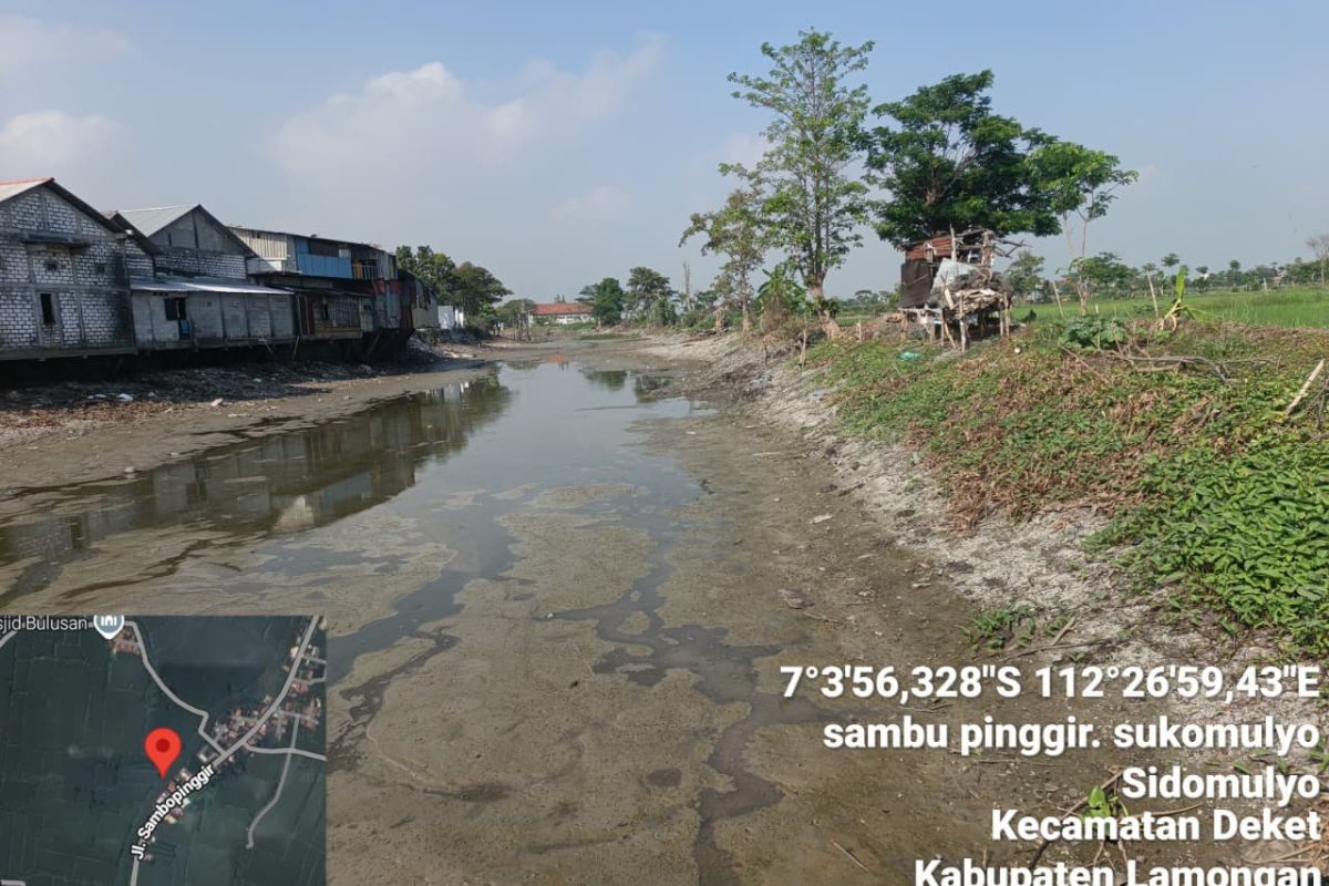 Normalisasi Sungai 1.670 Meter di Lamongan, Kementerian PU Kejar Irigasi 426,80 Hektare Sawah