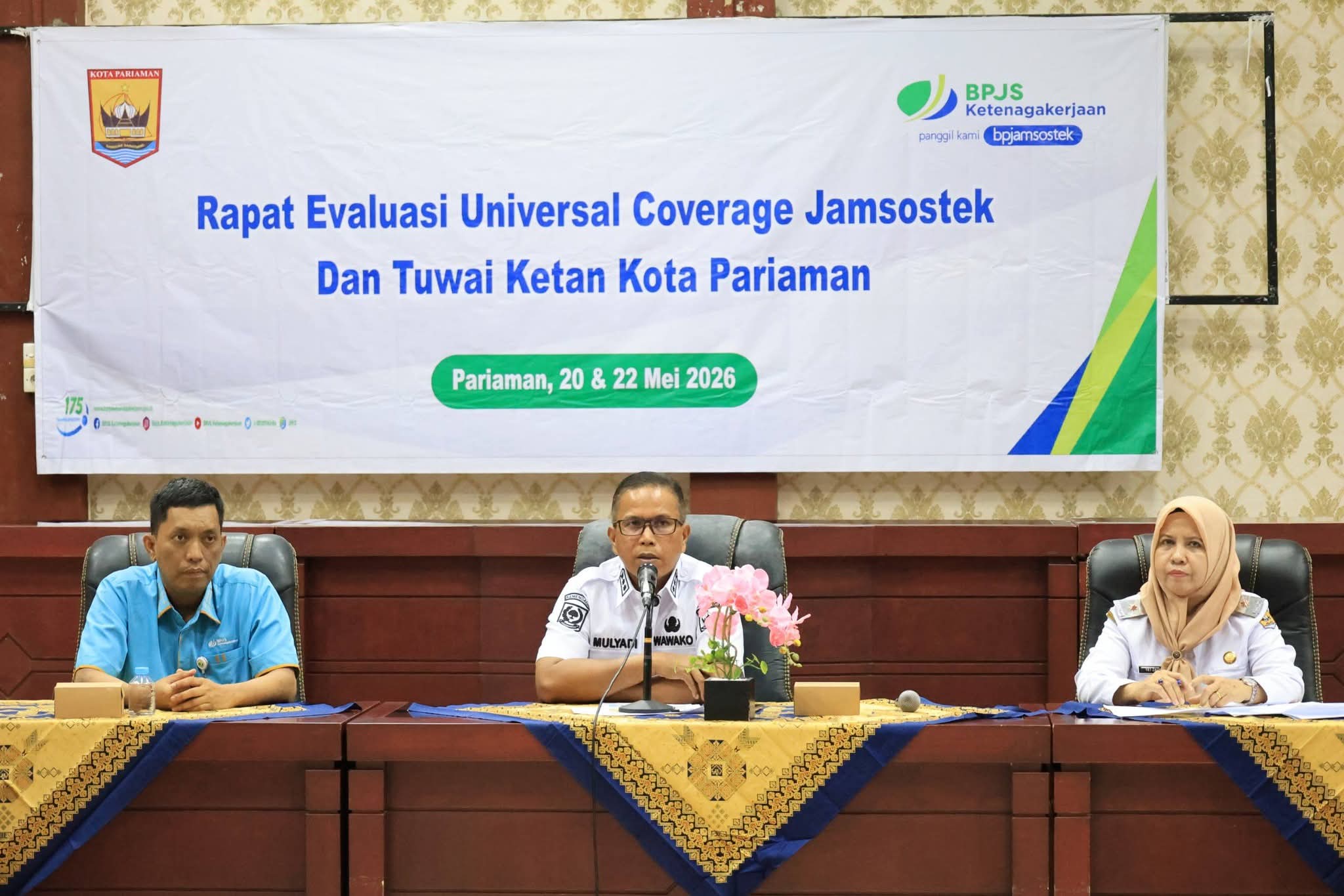 785 Pekerja Rentan di Pariaman Dapat Perlindungan dari Program Tuwai Ketan, 18 Perangkat Daerah Berpartisipasi