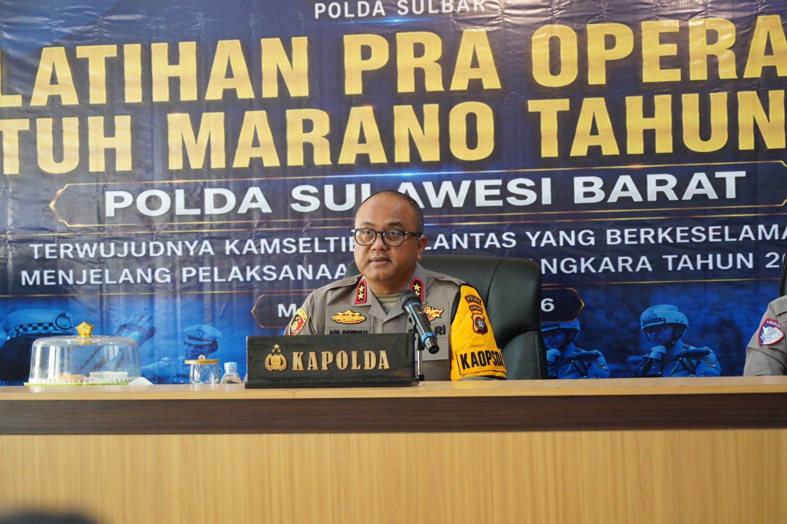 Operasi Patuh Marano 2026 di Sulbar Mulai 8 Juni, Kapolda Instruksikan Polantas Lebih Banyak Membantu dari pada Menilang