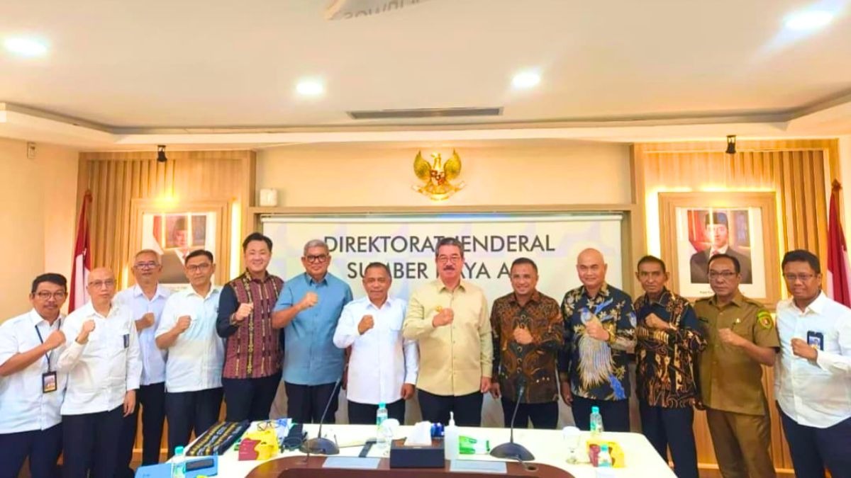 Gubernur Maluku Hendrik Lewerissa Bawa 5 Kepala Daerah ke Dirjen SDA Minta Penanganan Abrasi dan Air Bersih