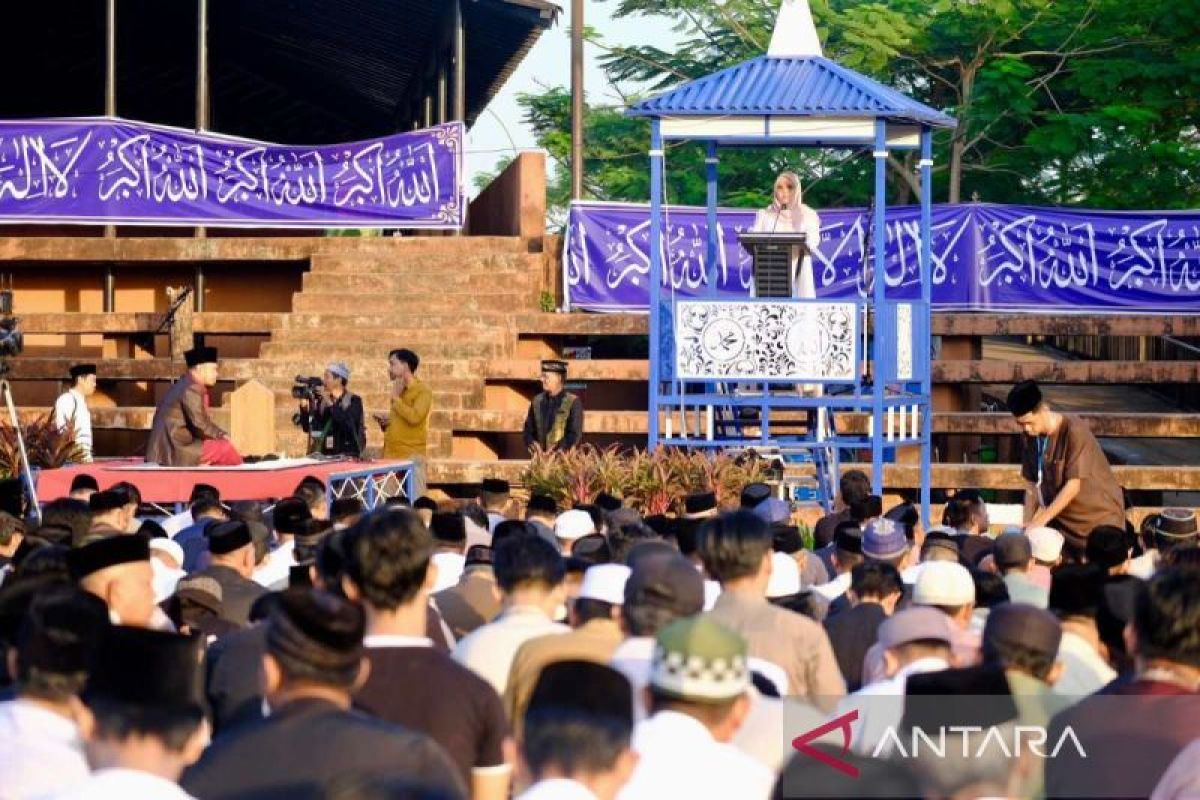 Bupati Gowa Ajak Warga Jaga Persatuan dan Kepedulian Sosial saat Shalat Idul Adha 1447 H
