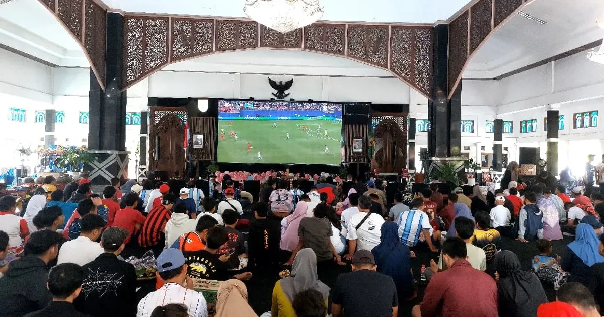 Nobar Argentina vs Swiss di Pendopo Pemalang: Wayang, Senam Pagi, dan Sorak Kemenangan ke Semifinal Piala Dunia 2026