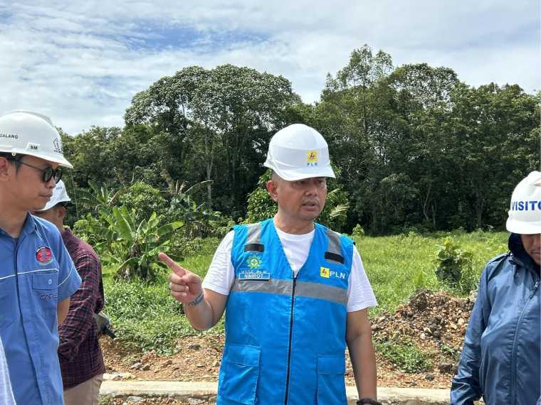 PLN Tinjau Pembangunan Gardu Induk 150 kV Ambawang di Kubu Raya, Target Perkuat Sistem Listrik Kalbar