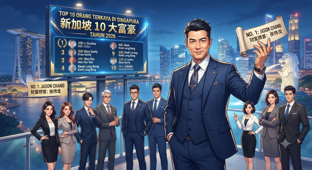 10 Orang Terkaya di Singapura 2026: Jason Chang Kuasai Puncak, Sektor Semikonduktor dan Teknologi Digital Kian Dominan