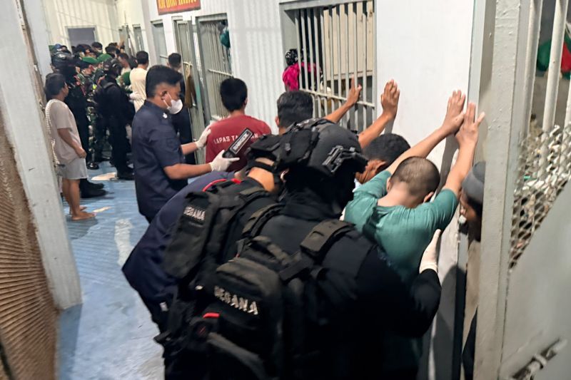 Lapas Tarakan Razia Gabungan TNI-Polri dan BNNP Kaltara, Tak Temukan Ponsel maupun Narkoba