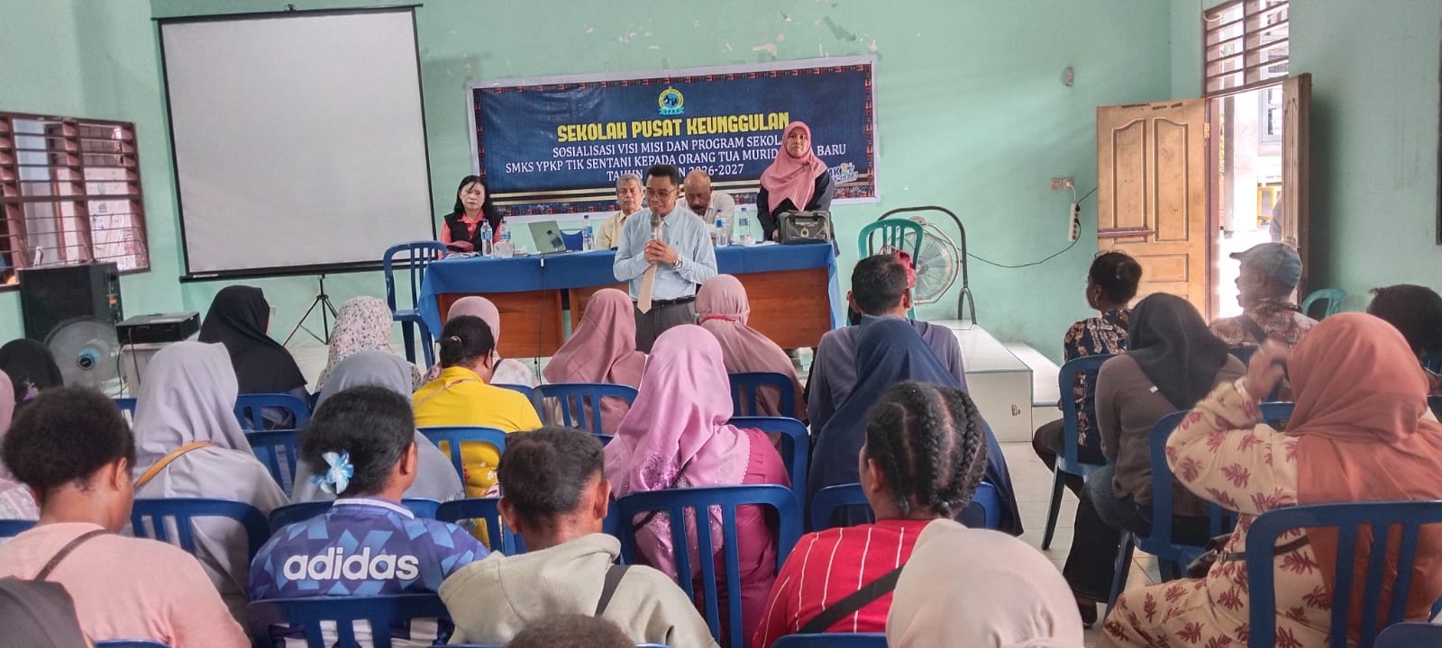 SMKS YPKP TIK Sentani Sosialisasi Visi, Misi, dan Program Kerja 2026/2027 ke Ratusan Orang Tua Calon Siswa Baru