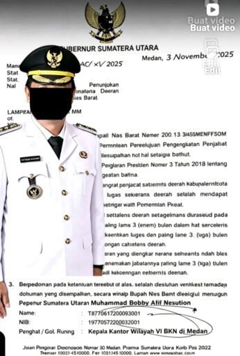 6 Bulan Lebih Lewat, Sekda Definitif Nias Barat Masih Kosong, Bupati dan Pj Sekda Terjepit Aturan