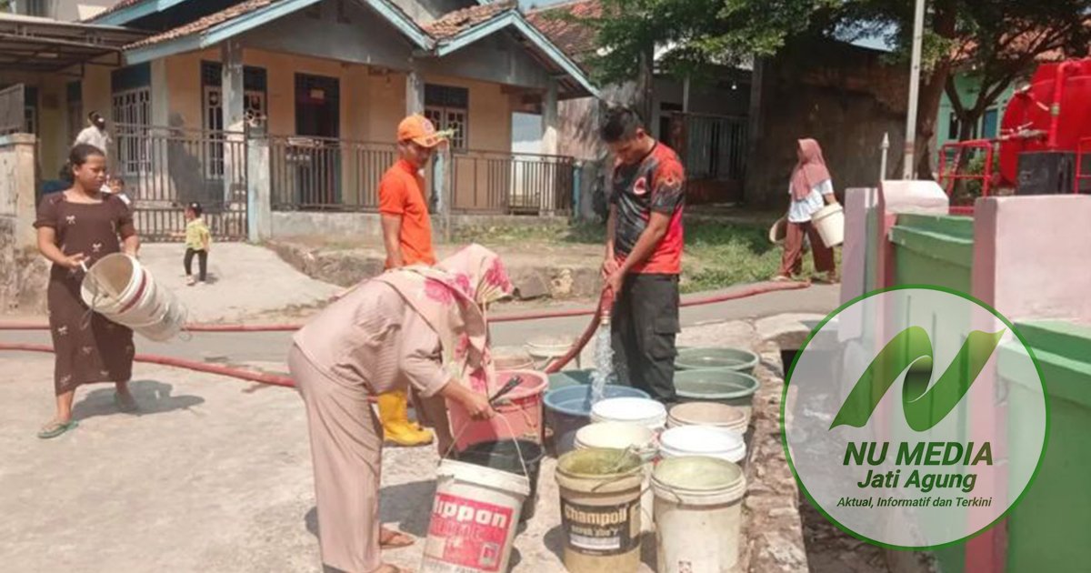 BPBD Bandar Lampung Salurkan Air Bersih ke 215 Warga Way Laga, 80 KK Terdampak Kekeringan Musim Kemarau