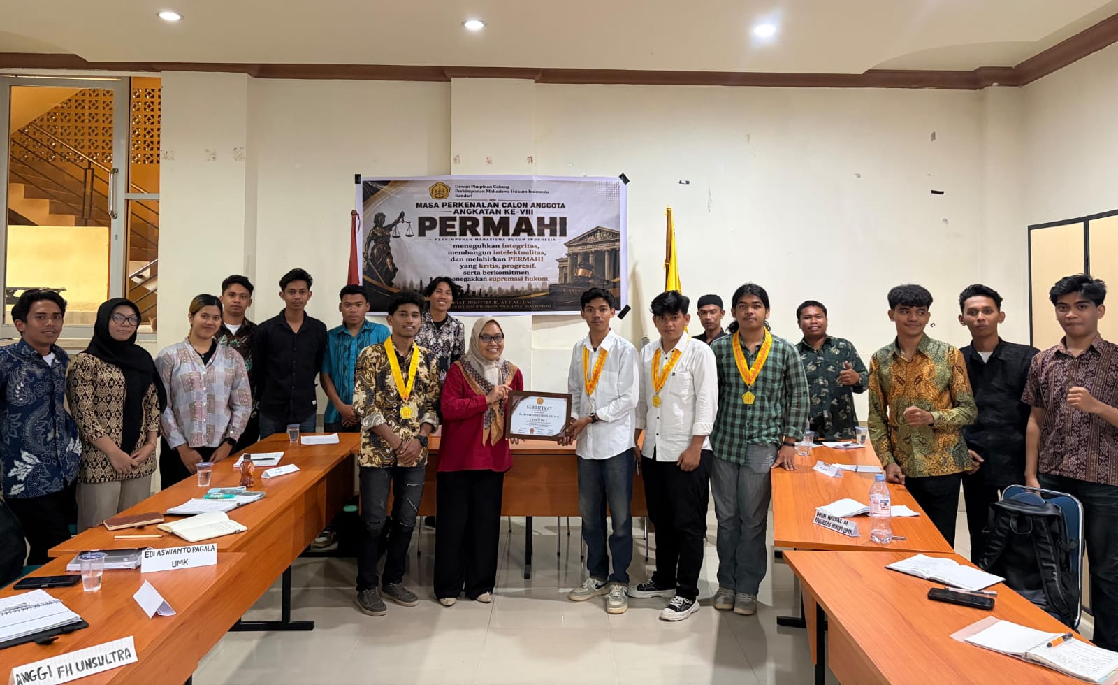 PERMAHI Kendari Rampungkan MAPERCA Angkatan VIII, Cetak 40 Calon Kader Hukum Kritis dan Berintegritas