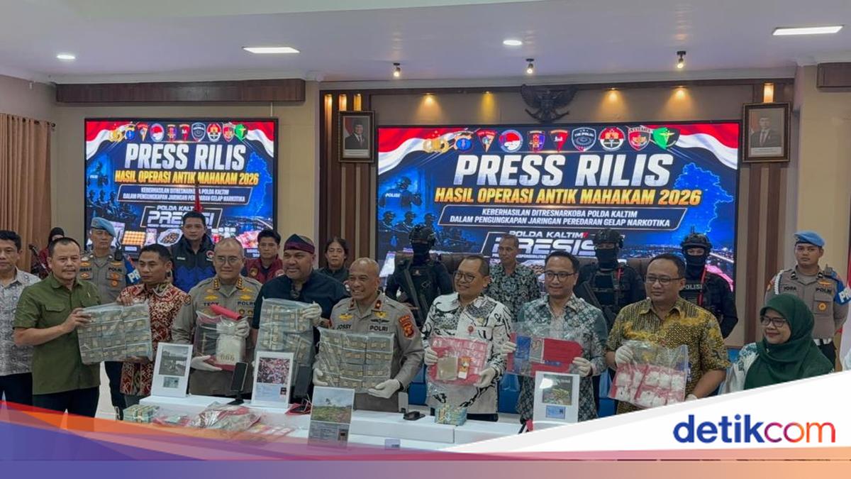 Operasi Antik Mahakam 2026: 12,5 Kg Obat Berbahaya Disita Polda Kaltim, 351 Tersangka Diamankan