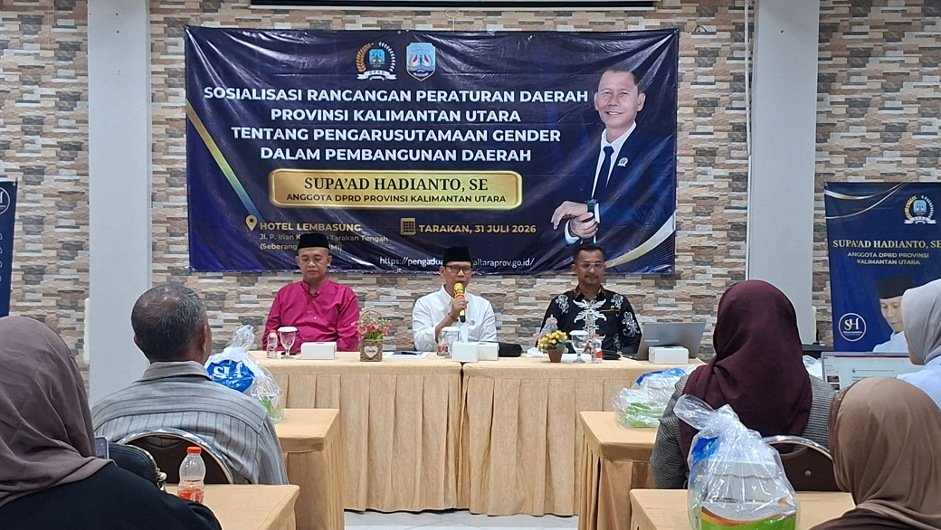 Ketua Bapemperda Kaltara Supa’ad Hadianto Dorong Raperda PUG Segera Tuntas, Tekankan Peran Publik dan Domestik Perempuan Berjalan Selaras
