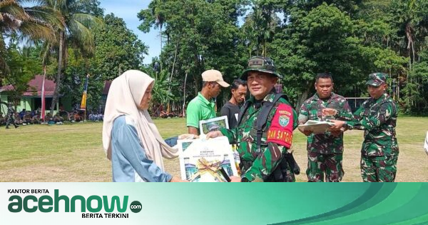 TMMD ke-129 Aceh Selatan Serahkan 4 Rumah Layak Huni dan 5 Sumur Bor di Labuhanhaji Timur
