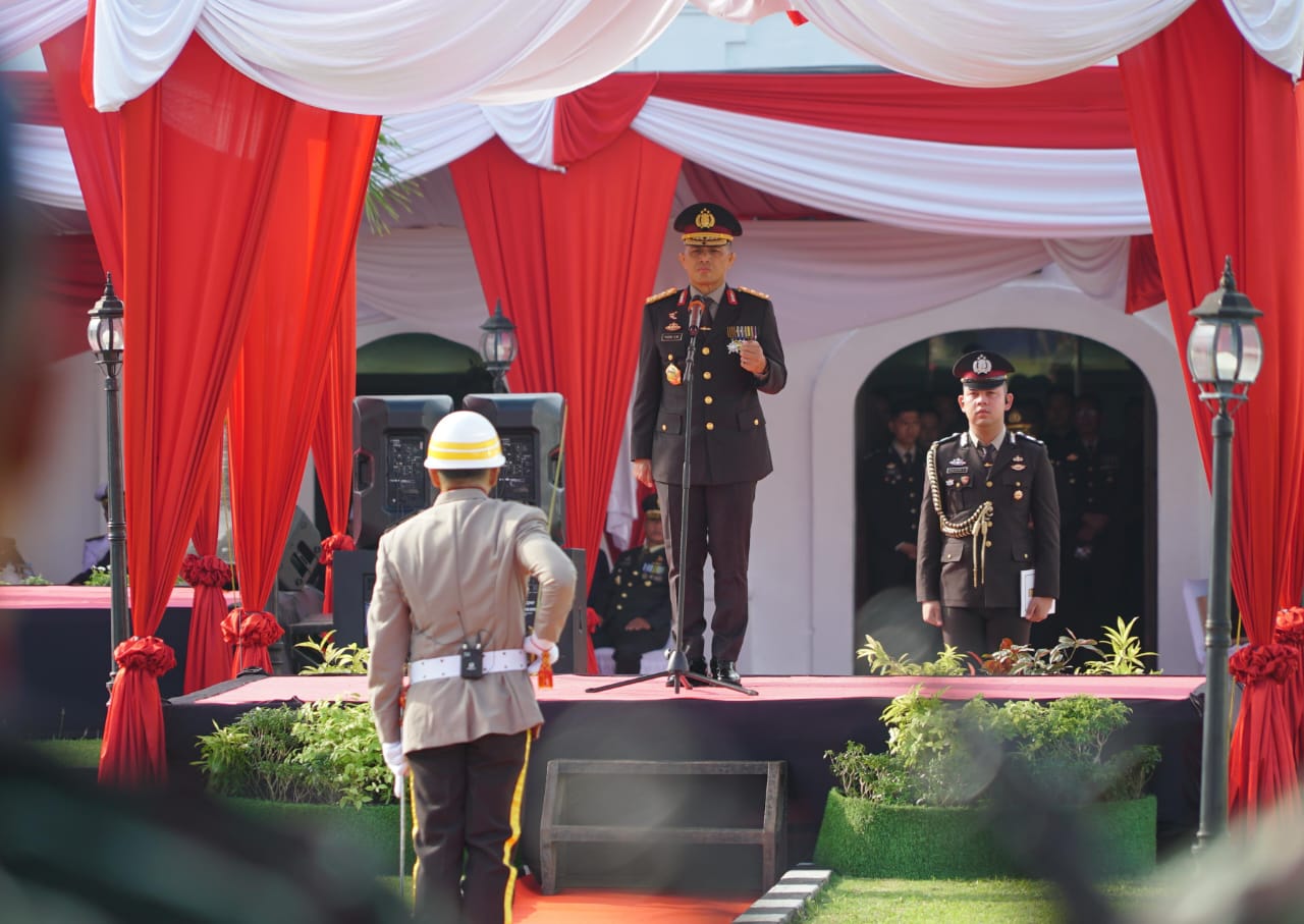 Peringatan Hari Bhayangkara ke-80 Digelar di Benteng Marlborough, Kapolda Bengkulu Tekankan Polri Harus Humanis dan Responsif