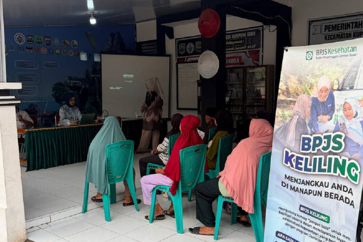 BPJS Kesehatan Sijunjung Turun ke Desa Kampung Baru, 30 Warga Antusias Tanyakan Program JKN