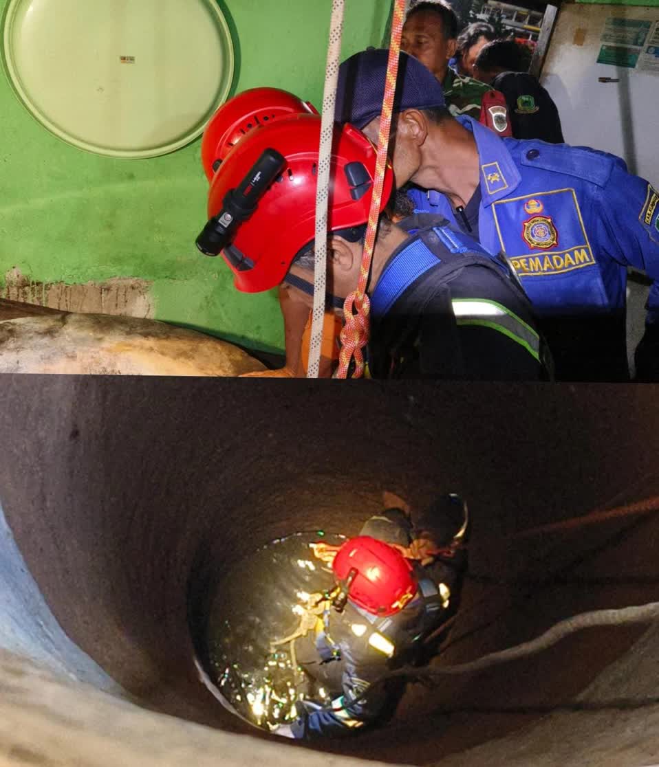 Pria di Kuningan Tewas Usai Lompat ke Sumur Sedalam 25 Meter, Tim Damkar Evakuasi Korban dalam 40 Menit