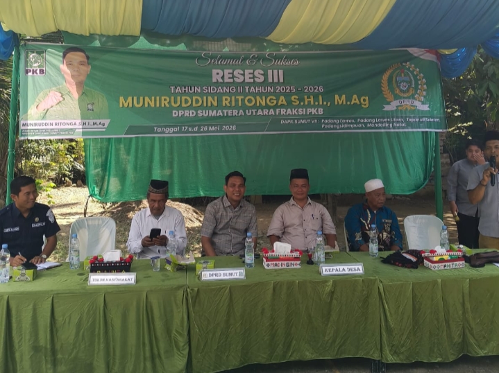 Anggota DPRD Sumut PKB Tampung Aspirasi Warga Desa Hasahatan Julu, Jalan Rusak Menuju Sosopan Jadi Keluhan Utama