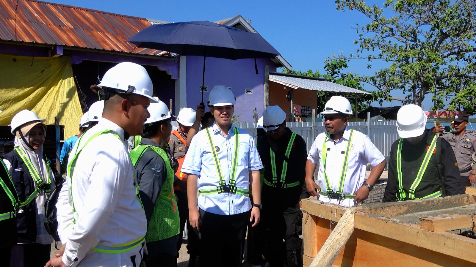 Bupati Pangkep Tinjau Kampung Nelayan Merah Putih di Pulau Salemo, Cold Storage hingga Air Bersih Disiapkan untuk Nelayan