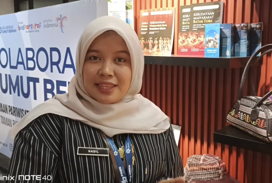 Stan UPT Taman Budaya Sumut Pamerkan Batik Karya Anak Muda hingga Koleksi Pustaha Laklak di PRSU ke-50