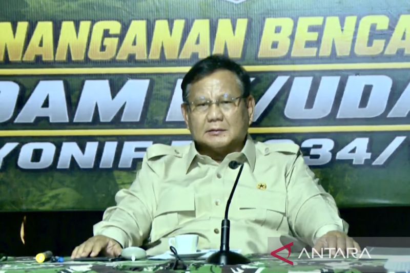 Presiden Prabowo Pimpin Langsung Rapat Penanganan Gempa di Nagekeo NTT, Tinjau Posko Pengungsian Yon TP 834