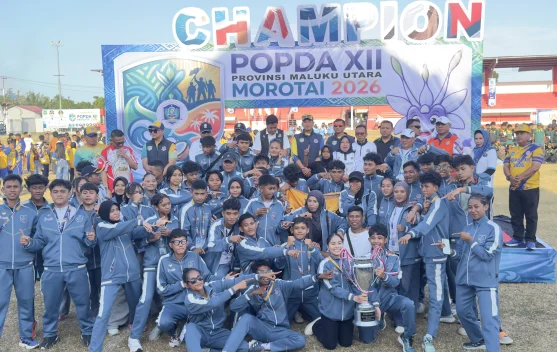 POPDA XII Malut Berakhir, Kota Ternate Kokoh di Puncak Klasemen dengan 52 Medali, Halut Runner-up
