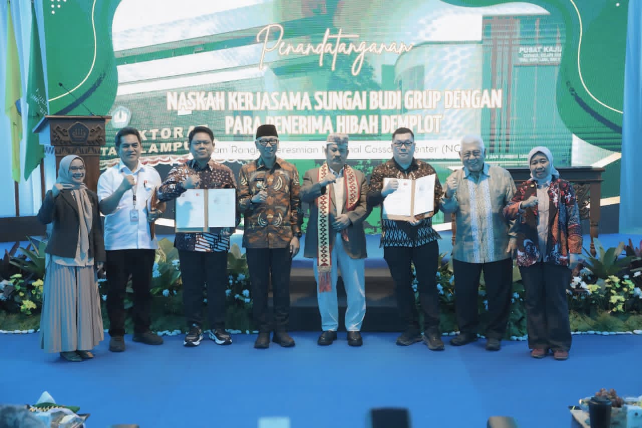 70% Singkong Nasional dari Lampung, Gubernur Mirza Resmikan National Cassava Center di Unila untuk Integrasi Rantai Nilai