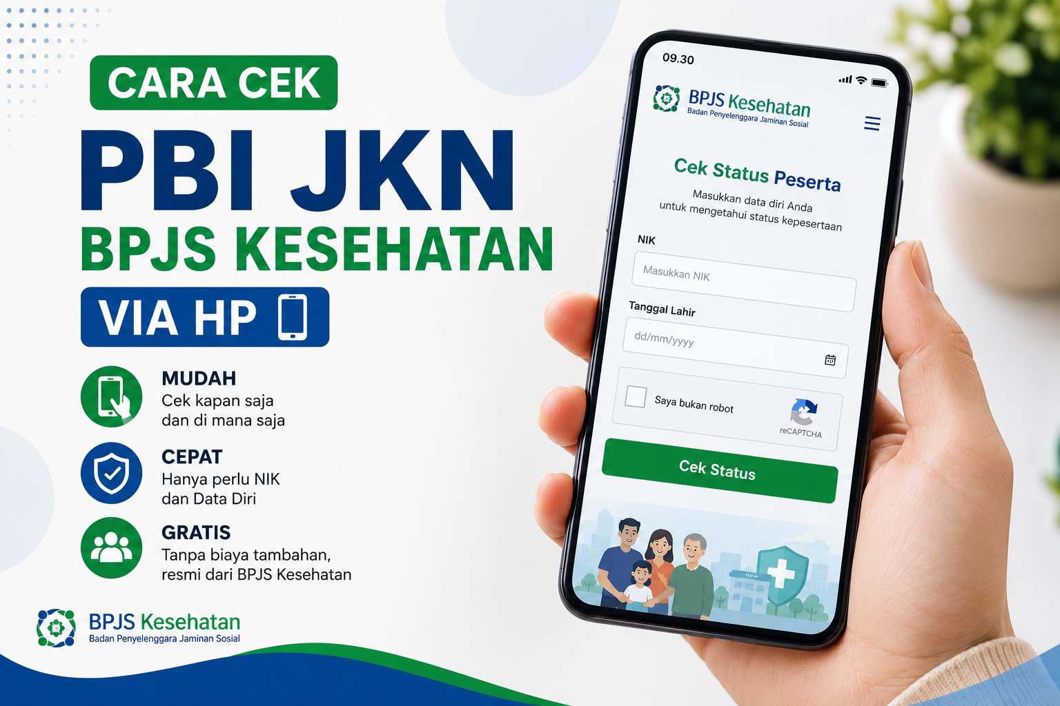 Cara Cek Status PBI JKN BPJS Kesehatan via HP, Cukup Pakai NIK