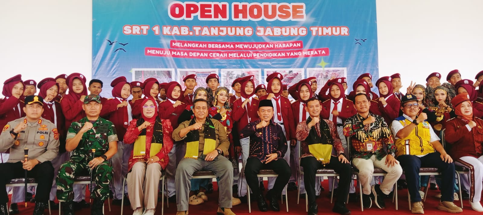 320 Siswa di Tanjab Timur Ikuti Open House dan MPLS Sekolah Rakyat SRT 1 Geragai, Gubernur Jambi Tinjau Langsung Fasilitas