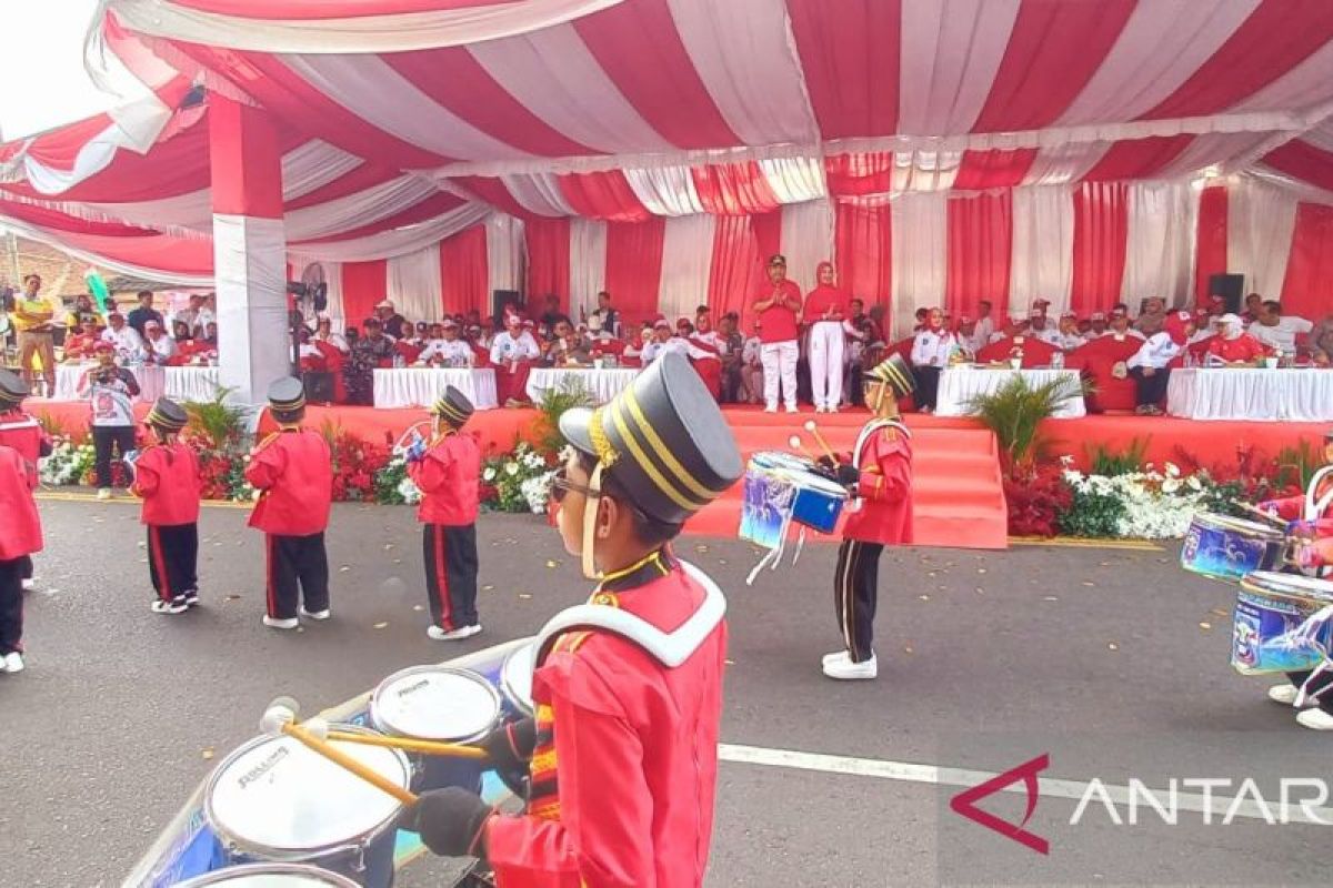 108 Tim dan 11 Drumband Meriahkan Pawai Pembangunan HUT ke-81 RI di Pangkalpinang, Rute Dipangkas Jadi 4 Kilometer