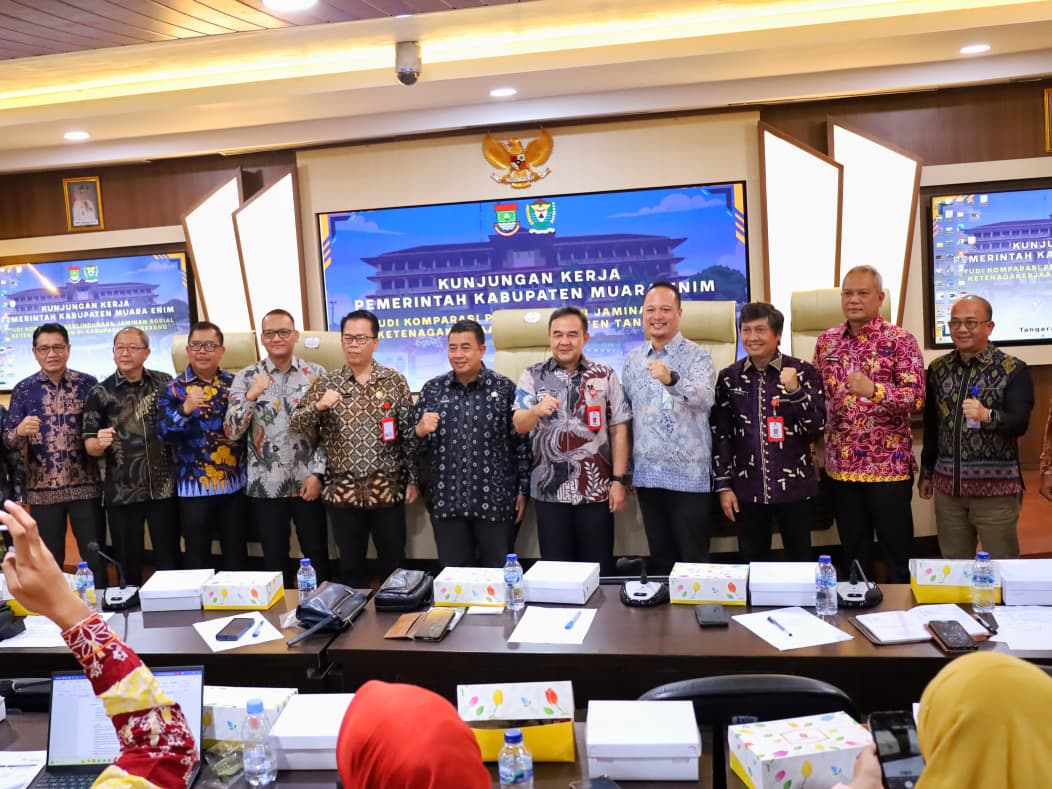 Pemkab Tangerang Catat 500 Ribu Pekerja Rentan Terlindungi Jaminan Sosial, Jadi Rujukan Muara Enim
