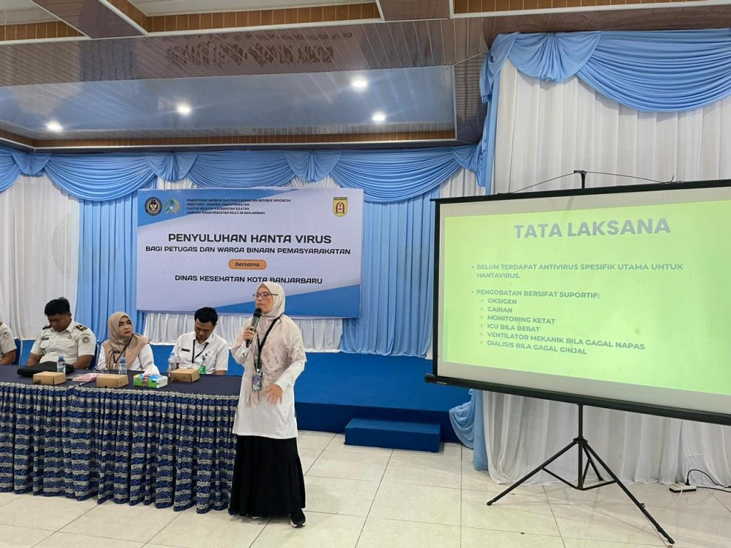 Dinkes Banjarbaru Edukasi Hantavirus di Lapas Kelas II, Tingkat Kematian Bisa Capai 38 Persen