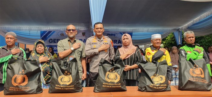 Peringati Hari Bhayangkara ke-80, Polda Sumsel dan Bulog Bagikan 18,5 Ton Beras SPHP ke 17 Wilayah Sekaligus