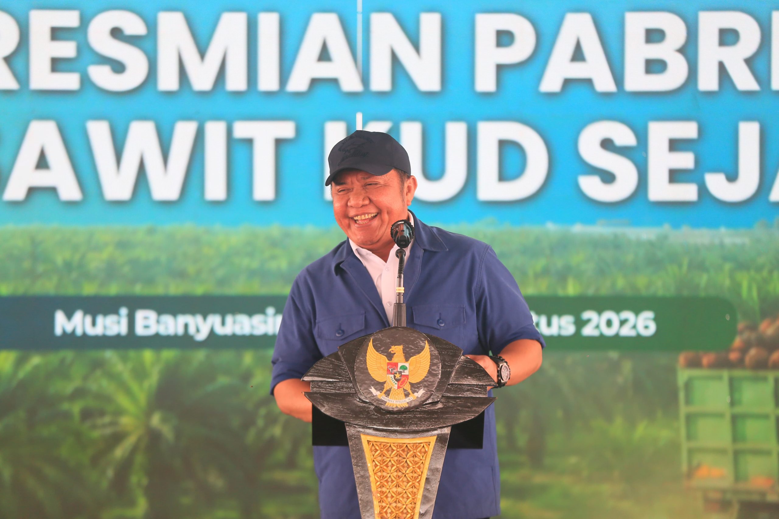 Gubernur Sumsel Herman Deru Resmikan Pabrik CPO Milik KUD Sejahtera di Musi Banyuasin, Targetkan Hilirisasi Kopi Pagar Alam