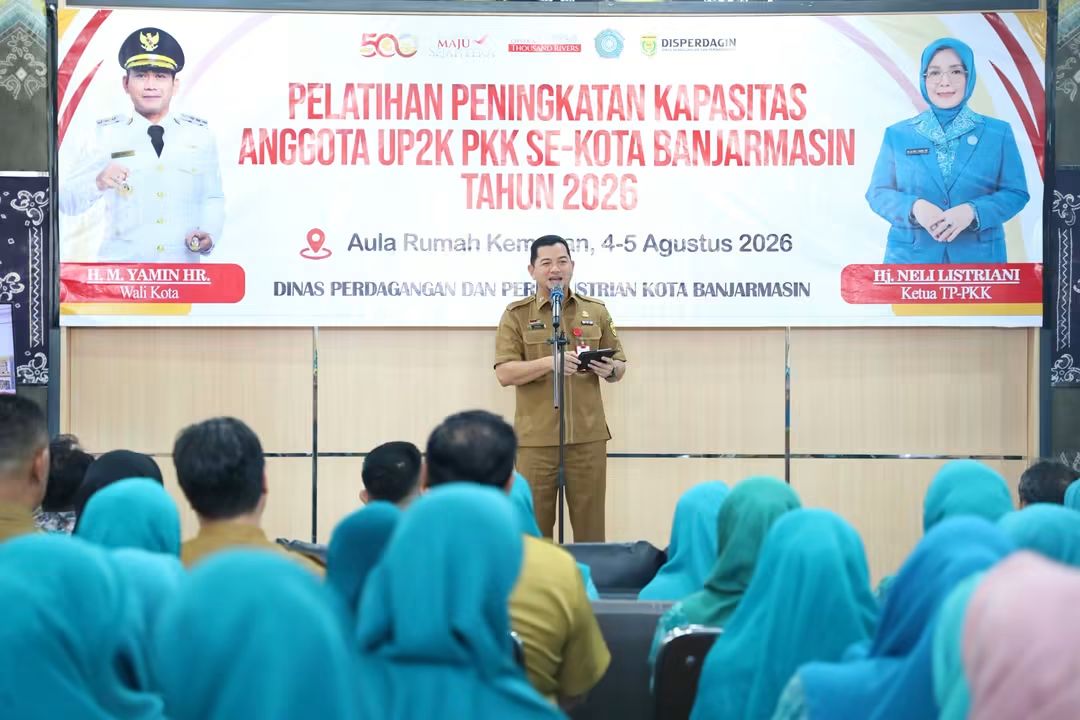 Disperdagin Banjarmasin Latih 52 Kelurahan Kader UP2K PKK Gunakan AI dan Fotografi Produk demi Tembus Pasar Digital