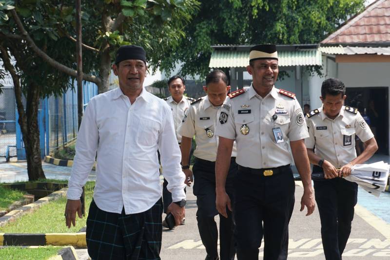 Kakanwil Ditjenpas Banten Kunjungi Rutan Kelas I Tangerang, Bekali Warga Binaan Ilmu Pengendalian Diri dan Tenaga Dalam