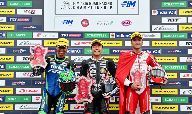 Tim Honda Racing Borong Tiga Podium di ARRC Motegi, Irfan Ardiansyah Kembali ke Puncak sebagai Pebalap Pengganti