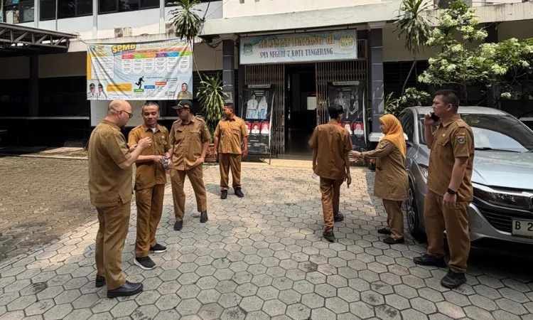 Samsat Cikokol Sidak ke Kantong Parkir di Tangerang, 57 Kendaraan Penunggak Pajak Terjaring